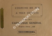 Chemins de fer a voie etroite - Catalogue General 1989 by Gecomodel